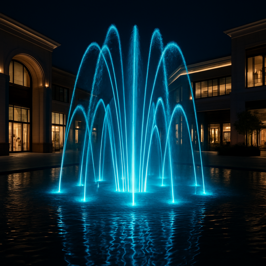 Shopping Mall Musical Fountain