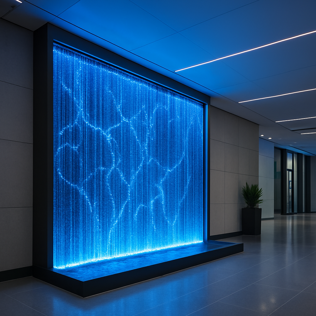 Corporate Lobby Water Curtain