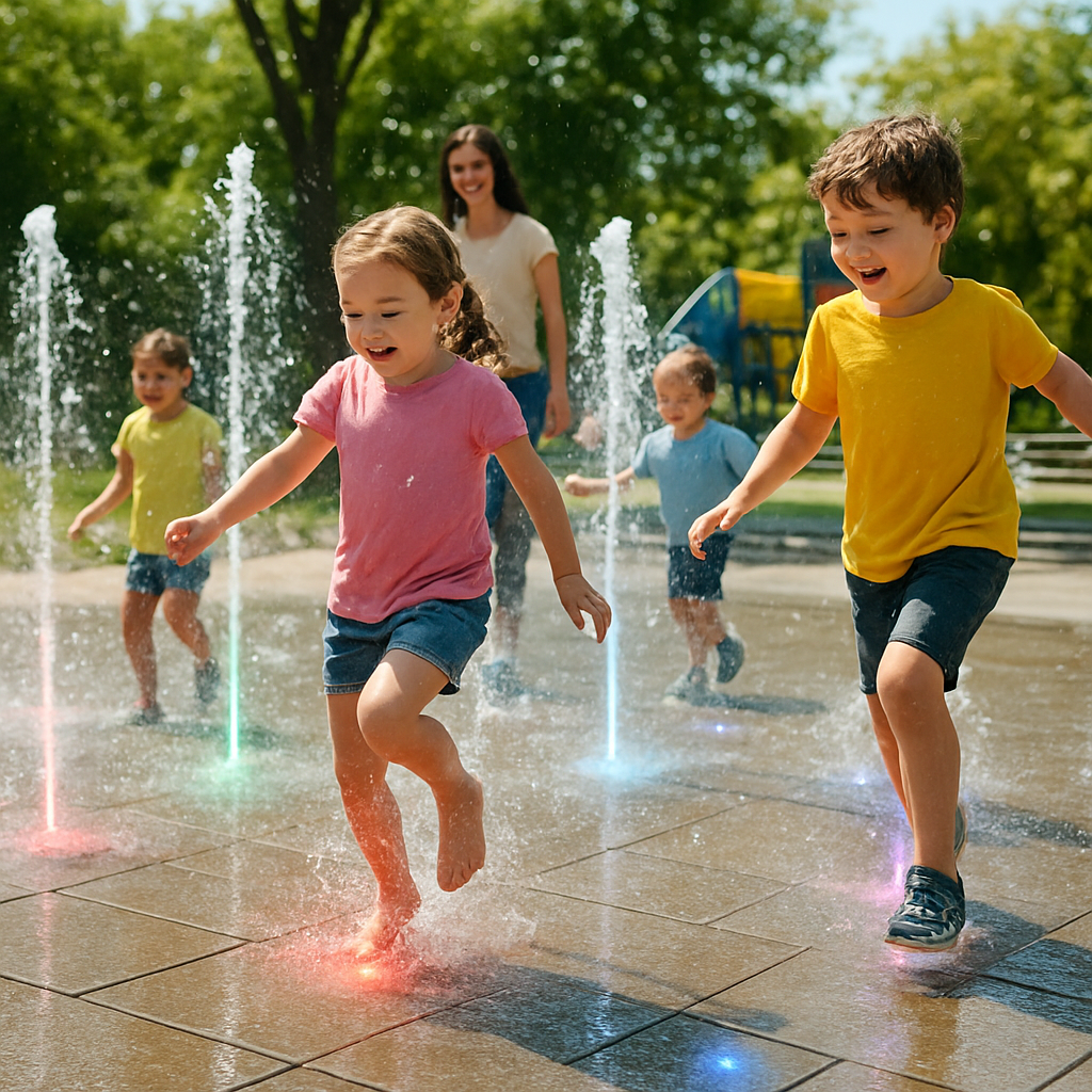 Interactive Children's Fountain